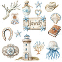 Coastal Cowgirl UV DTF Decal Sheets- 6 Design Options