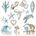 Coastal Cowgirl UV DTF Decal Sheets- 6 Design Options