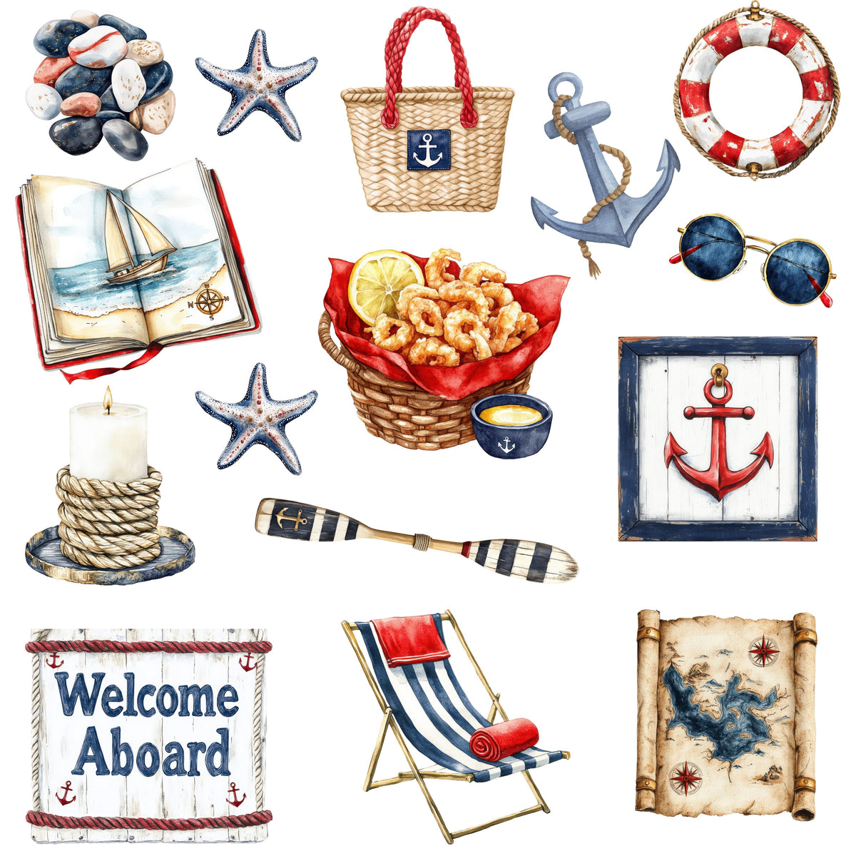 Coastal Vibes UV DTF Decal Sheets- 6 Design Options