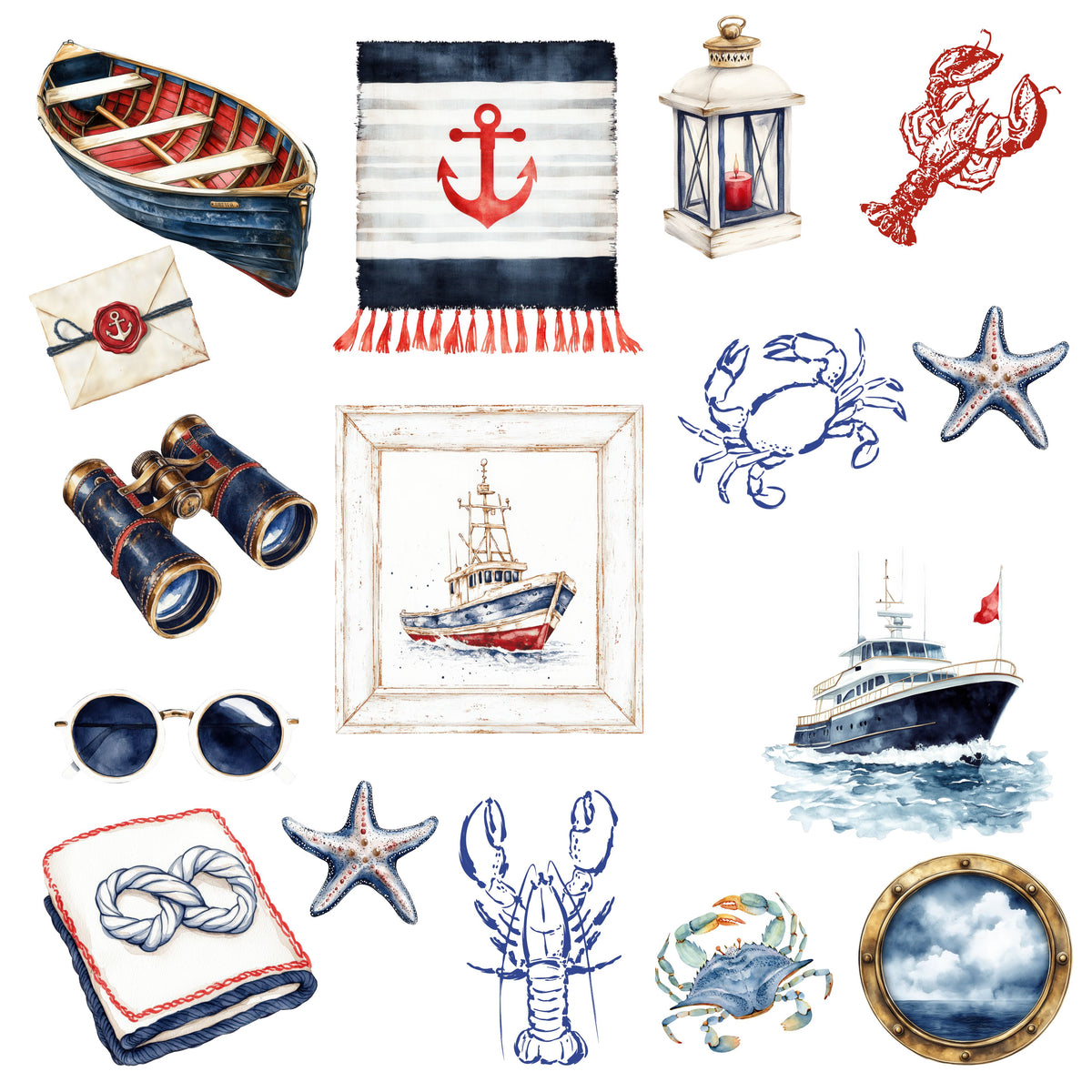 Coastal Vibes UV DTF Decal Sheets- 6 Design Options