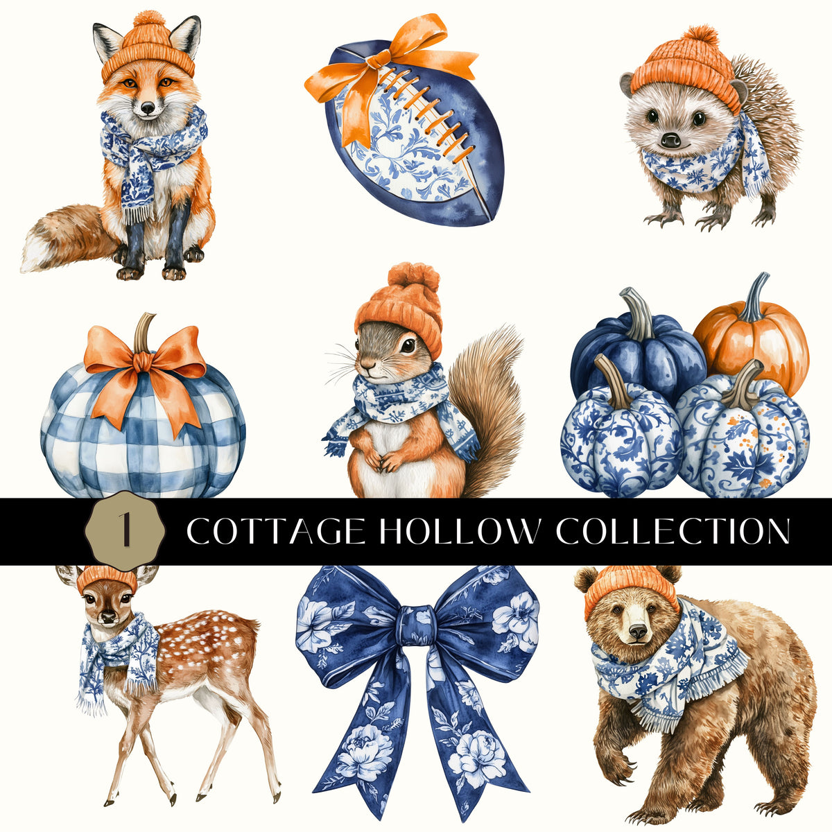 Cottage Hollow Collection UV DTF Decal Sheets- 5 Designs