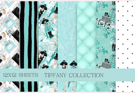 Tiffany Collection 12x12 Vinyl Sheets- 7 Designs Available
