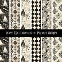 Cozy Halloween precut strips 12x12 vinyl sheet 3 Designs