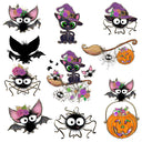 Cute Halloween UV DTF Decal Sheets-4 Design Options
