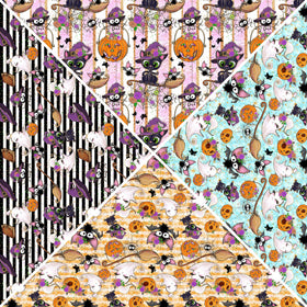 Cute Halloween Vsplit Precut Vinyl