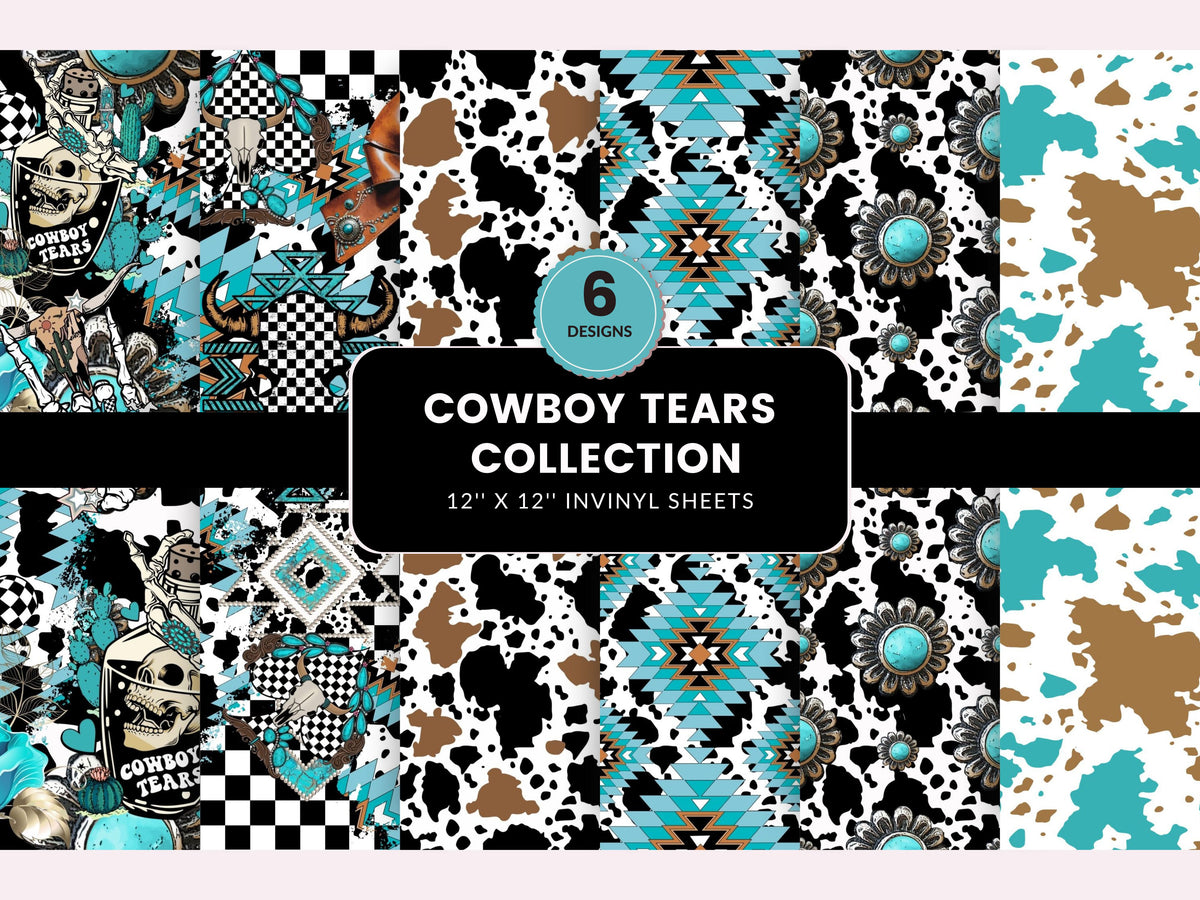 Cowboy Tears Vinyl - 6 Designs to choose from