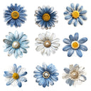 Denim and Daisies UV DTF Decal accent Sheet 10x10 2 Designs available
