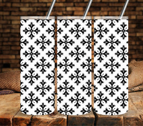 Ornate Cross UV DTF tumbler wraps