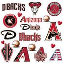 Diamondbacks UV DTF Decal Sheet