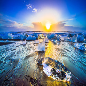 Diamond Beach Iceland - Adhesive Vinyl