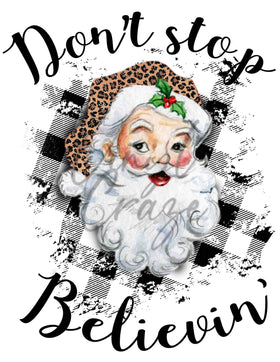Don't Stop Believing UV DTF Decal