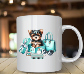 Tiffany Yorkie UV DTF Decals