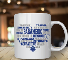 Paramedic Heart UV DTF Decals