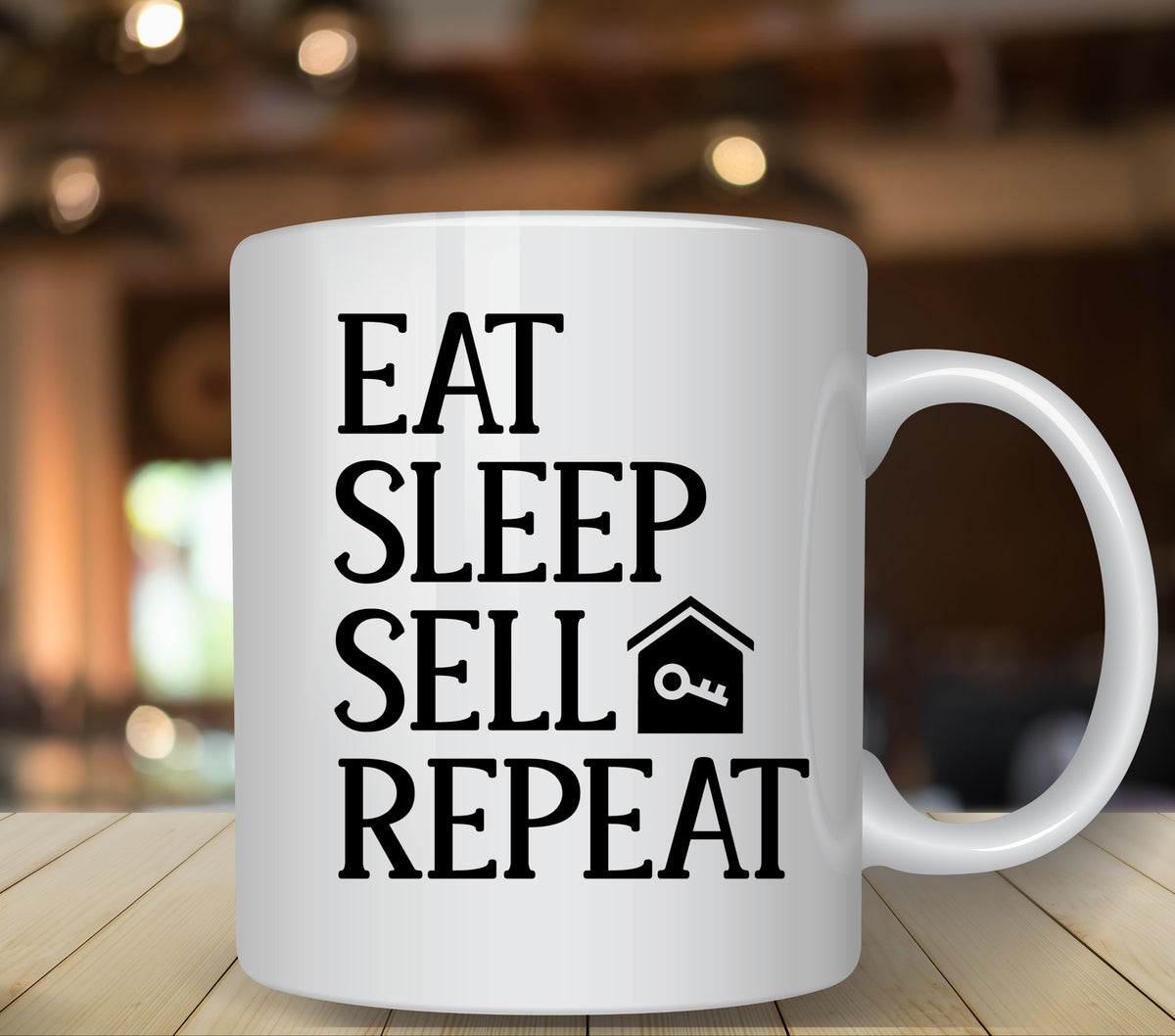 Eat sleep sale repeat UV DTF Decals