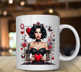 Queen of Hearts UV DTF Decals