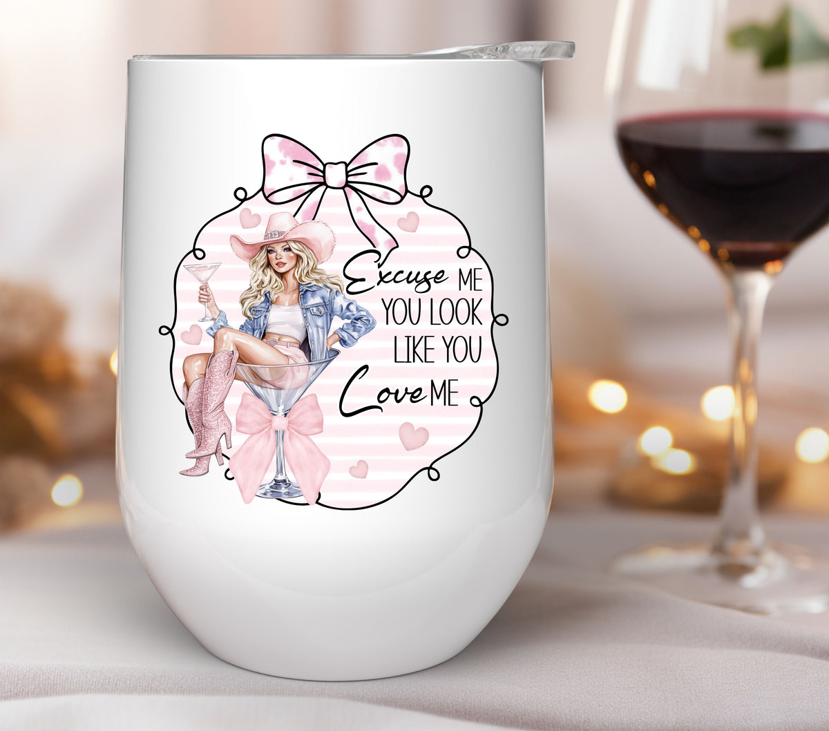 Excuse me Cowgirl UV DTF Decals