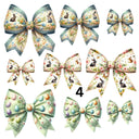 Easter Coquette Bows UV DTF Decal accent Sheet 10x10 sheet 6 designs