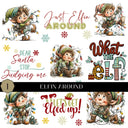 Elfin Around UV DTF Decal Sheet
