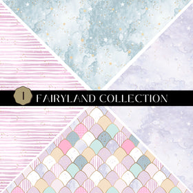 Fairyland precut Vsplit 12x12 vinyl sheet 2 Designs
