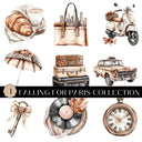 Falling For Paris Collection UV DTF Decal Sheets- 3 Designs