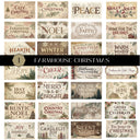 Farmhouse Christmas UV DTF Decal Sheet