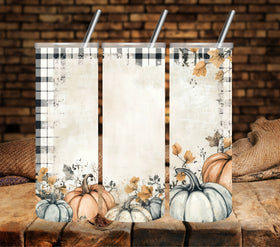 Farmhouse Pumpkin vinyl tumbler wraps 4 Designs