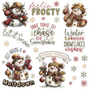 Feelin Frosty UV DTF Decal Sheet