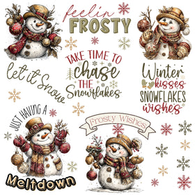 Feelin Frosty UV DTF Decal Sheet