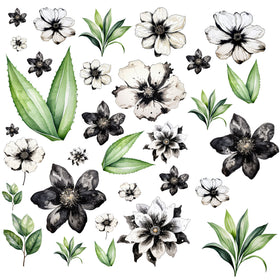 Floral whispers UV DTF Decal Sheets-3 Design Options