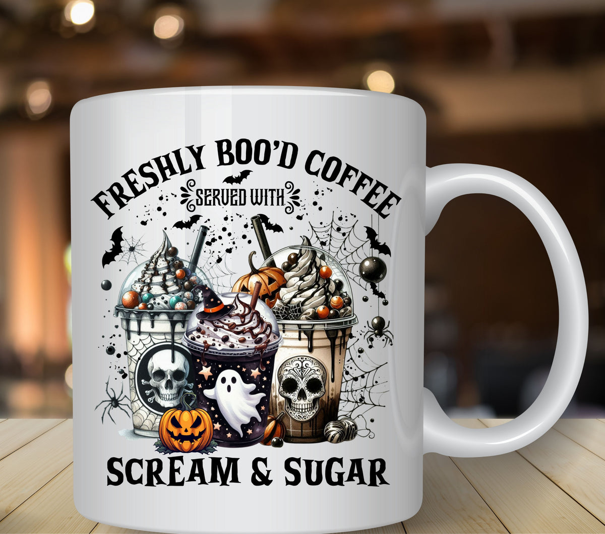 Freshly Boo'd coffee 2 UV DTF Decals