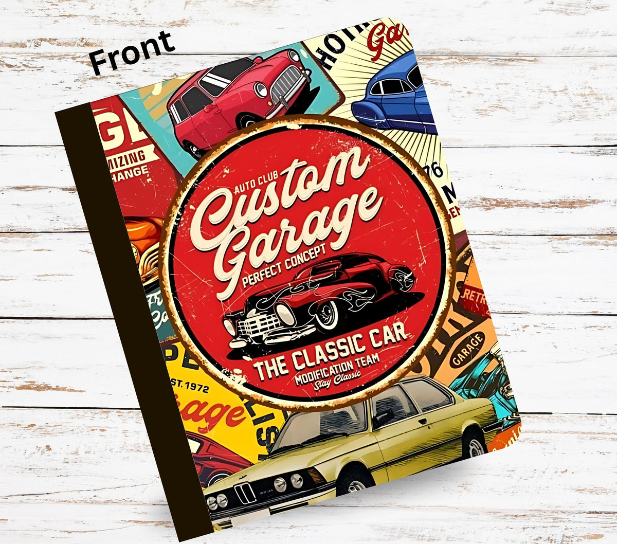 Custom garage By notebook wrap