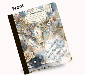PowHERful vinyl composition notebook wrap