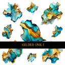 Gilded Ink UV DTF Decal Sheets 5 Designs