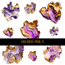Gilded Ink UV DTF Decal Sheets 5 Designs