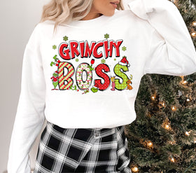 Grinchy Boss DTF Transfers