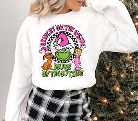 Grinchy on the outside DTF Transfers