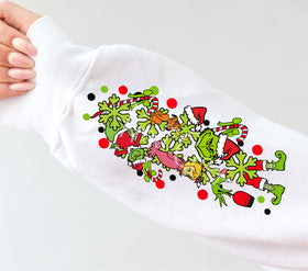Grinchy Arm Design DTF Transfer