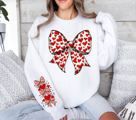 Heart Bow DTF Transfers- 2 piece set