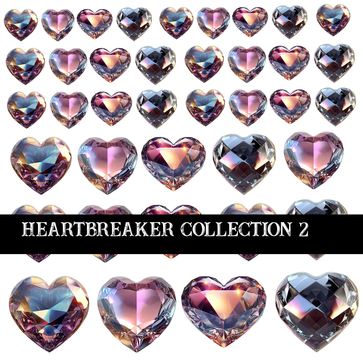 Heartbreaker Collection UV DTF Decal Sheets 8 Designs