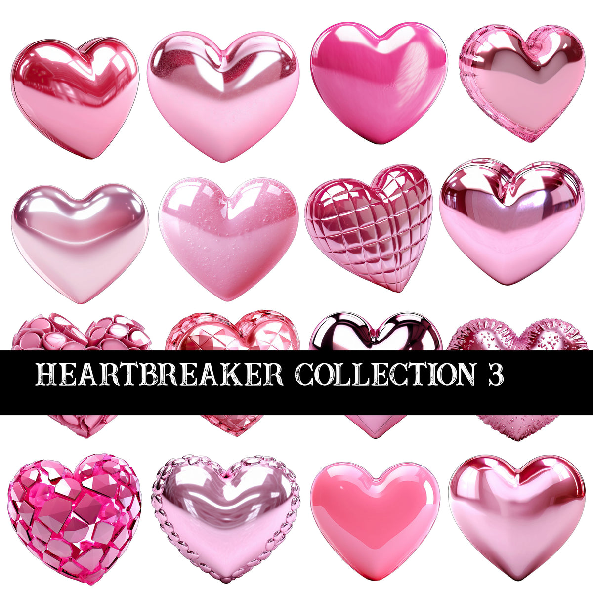 Heartbreaker Collection UV DTF Decal Sheets 8 Designs