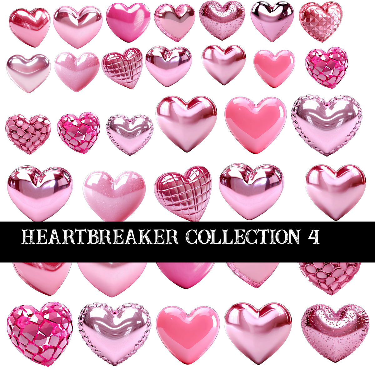 Heartbreaker Collection UV DTF Decal Sheets 8 Designs