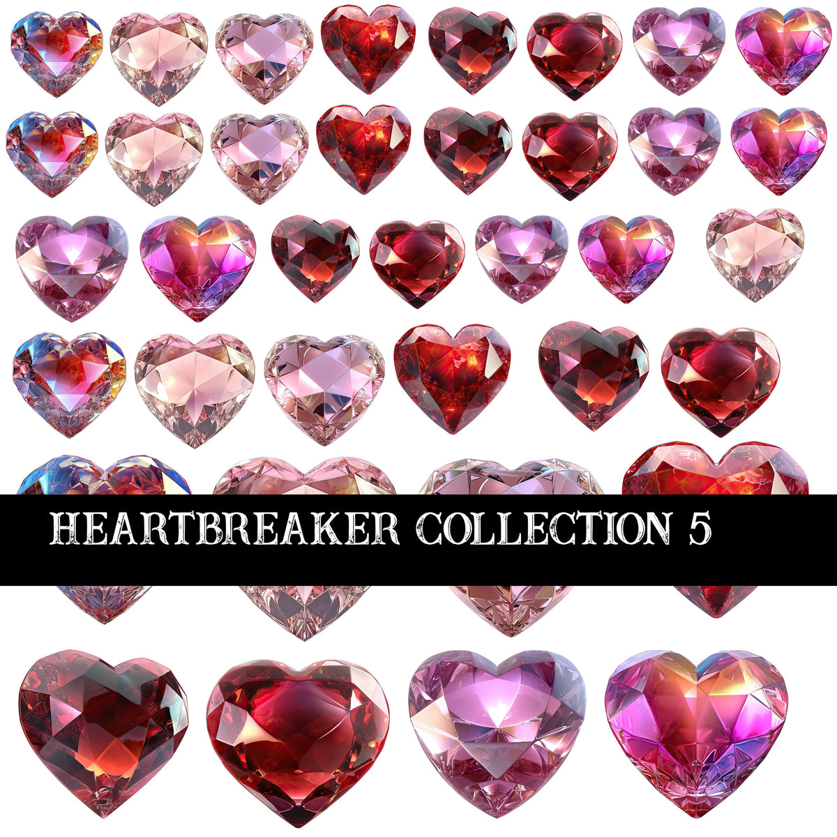 Heartbreaker Collection UV DTF Decal Sheets 8 Designs