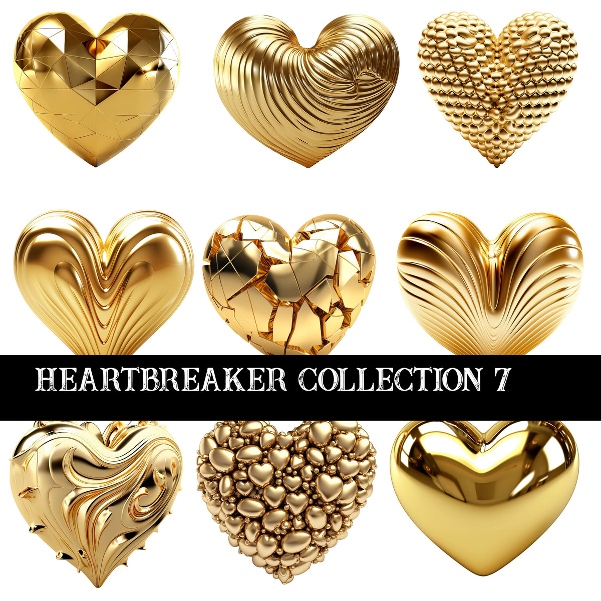 Heartbreaker Collection UV DTF Decal Sheets 8 Designs