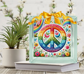 Hippie Floral UV DTF Decal