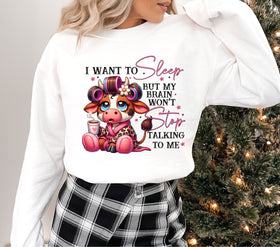 I want to sleep DTF Transfers