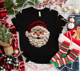 Santa Faux Yarn DTF Transfers
