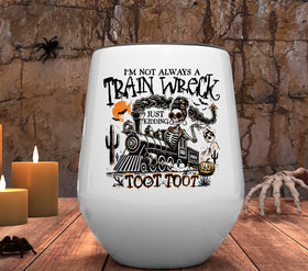 I'm not always a train wreck UV DTF Decals