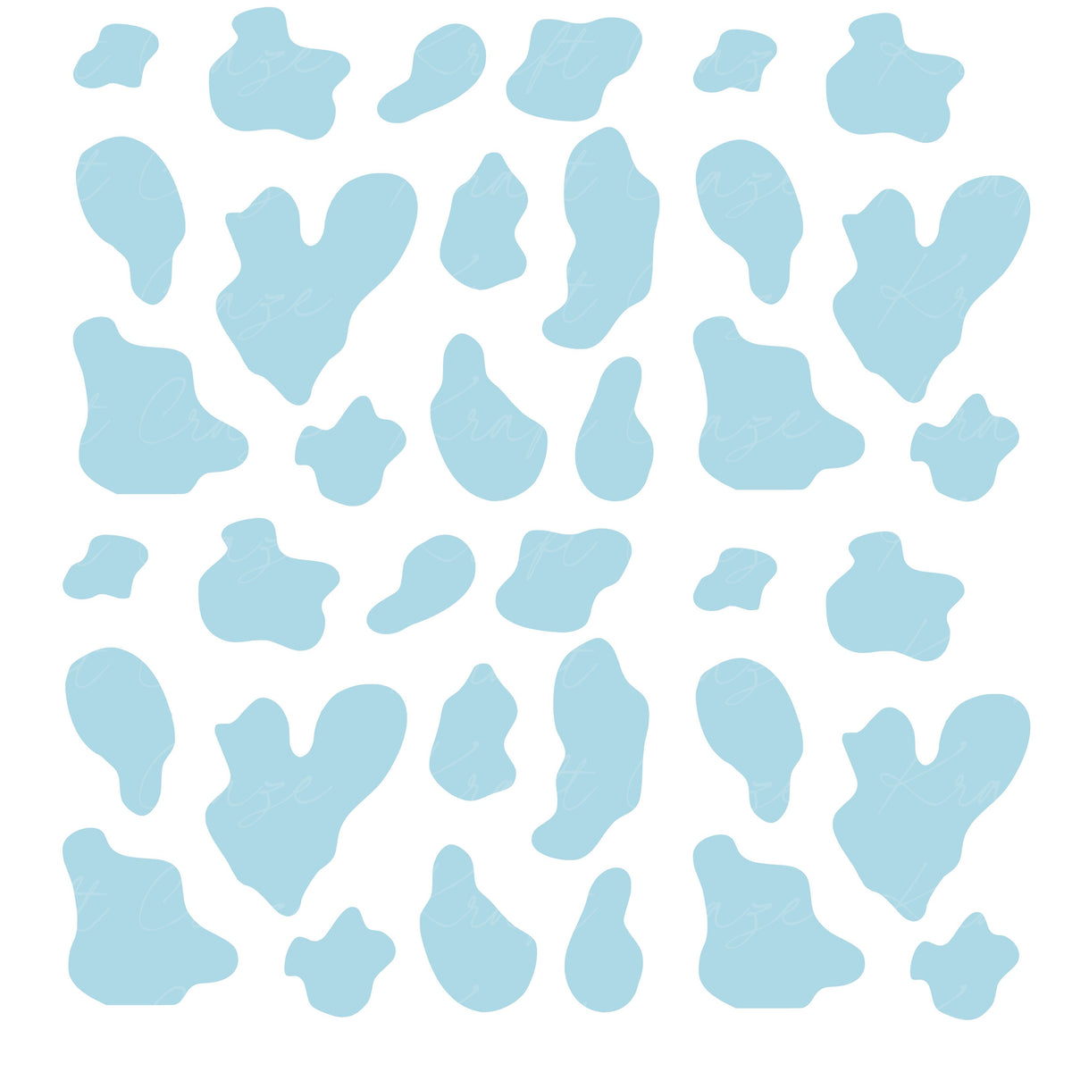 Cow Spots UV DTF Decal sheet-9 Designs available 10x10 sheets