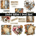 Limited Edition UV DTF Decal Sheets 2 Designs