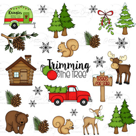 Lumberjack UV DTF Decal sheet